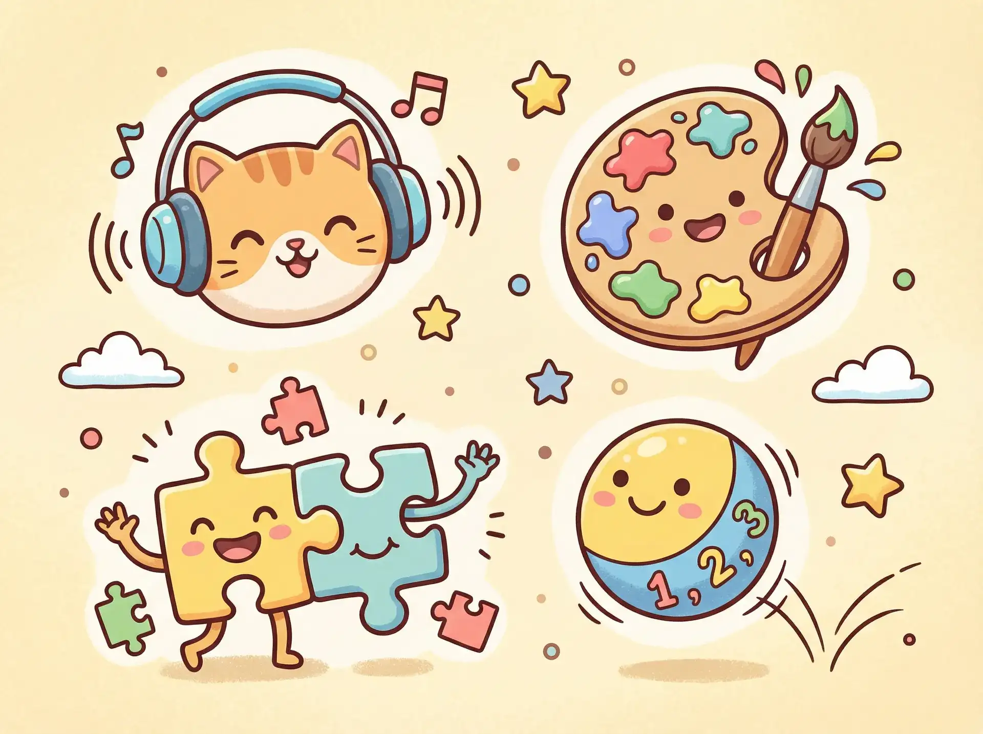 小朋友的手工作品 - 污污的视频试看120秒 益智创作